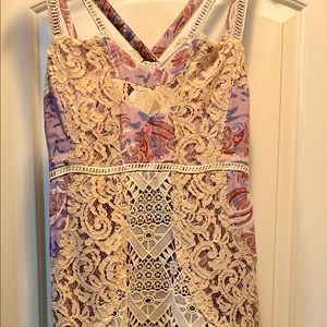 Exquisite Free People crochet dress